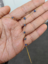 925 Sterling Silver Evil Eye Slave Bracelet – Handmade Adjustable Chain Hand Jewelry